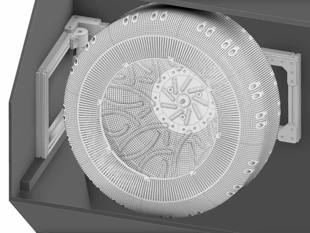CAD Modell Sandstrahltrommel